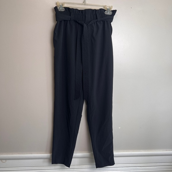 32 Degrees Cool Black Lightweight Pants Elastic Waist Belt Pockets Size XS EUC - Picture 2 of 6